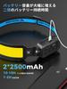Smiling Shark of 2 White USB 7x Brighter 5000 mAh Motion IPX4 Waterproof and Ideal for and Power Outages Headlamp, [Set LEDs & Red] Rechargeable,