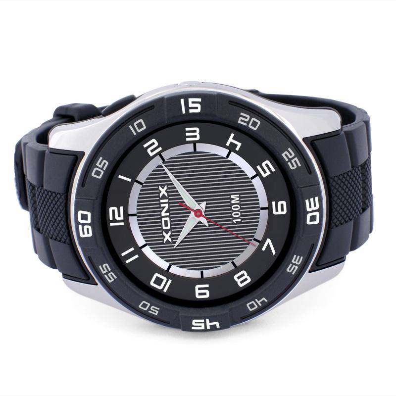 XONIX Fashion Men Sports Quartz Watches Waterproof 100m Outdoor Fun Watch Swimming Diving Luminous Watch Retro Relogio Masculino