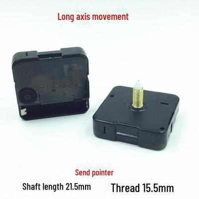 5168S Movimento de relógio de quartzo de varredura silenciosa com eixo roscado estendido de 23,5 mm