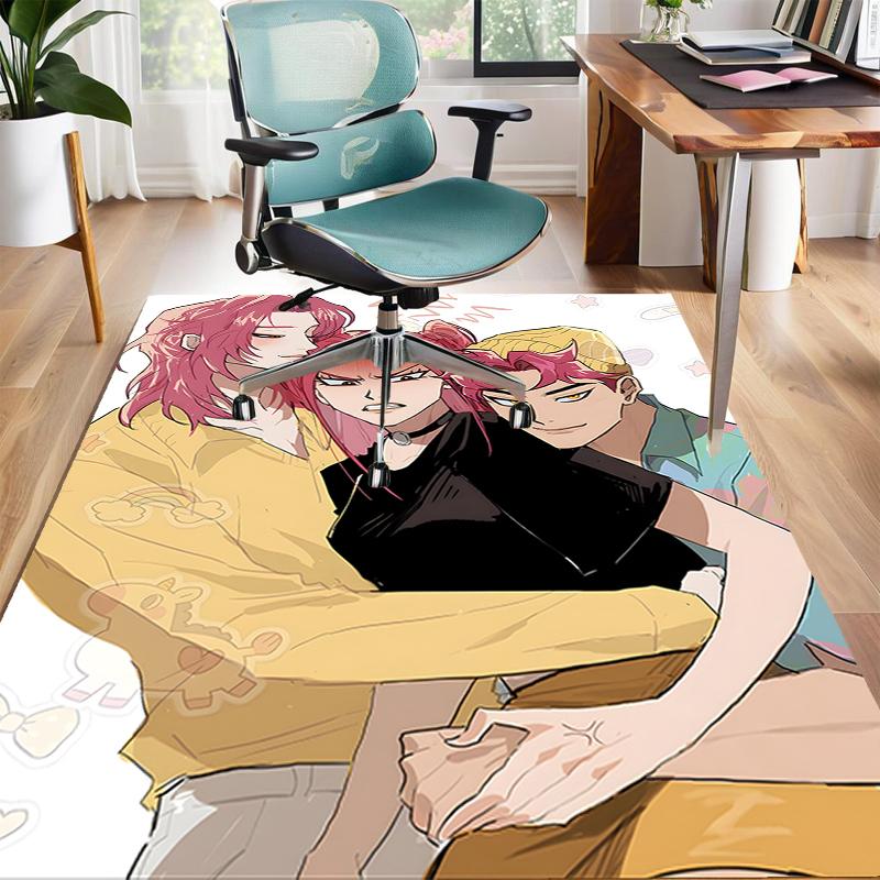 1pc KPop Demon Hunters27 Design Area Rug - Non-Slip, Soft & Cozy Floor Mat for Living Room, Bedroom, Office - Indoor/Outdoor Decorative Carpet