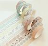 One Box/5 Rolls Retro Art Handheld Stickers High Beauty Film Cute Packaging Basic DIY