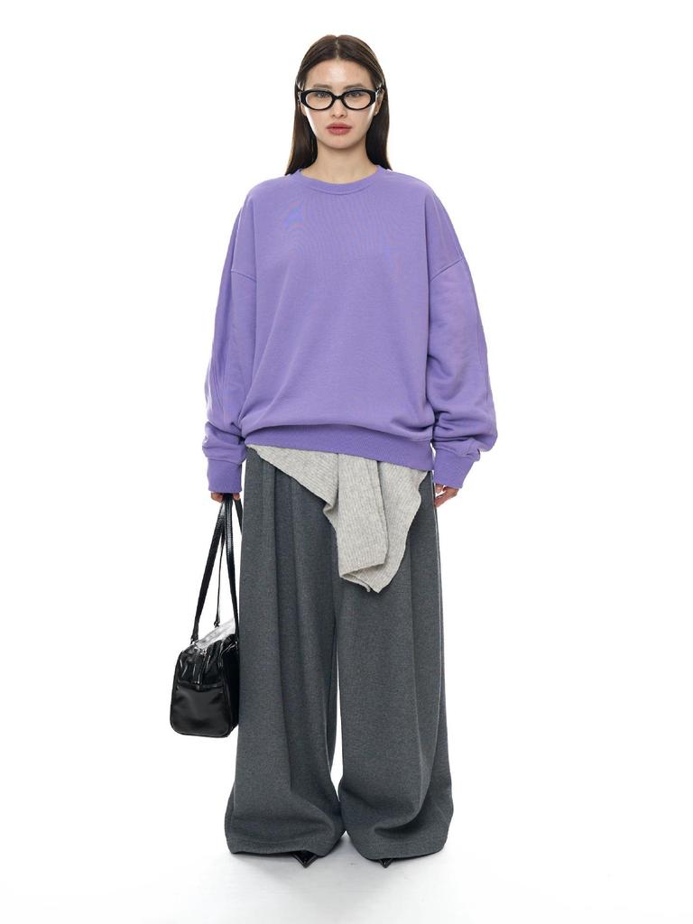 Louvre Winter Korean INS Oversized Leisure Sports Plus Velvet Warm Sweater: Skin-Friendly, Loose-Fit Women's Top.