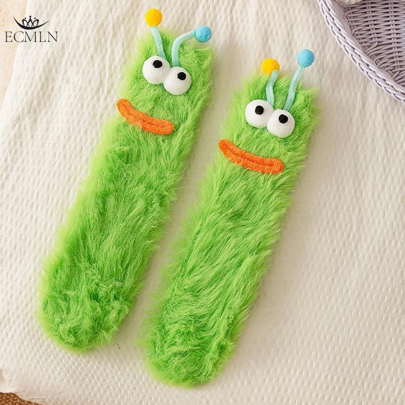 Autumn Winter Coral Fleece Floor Socks Funny Socks Couple Sleep Sock Fuzzy Socks Christmas Stockings Socks