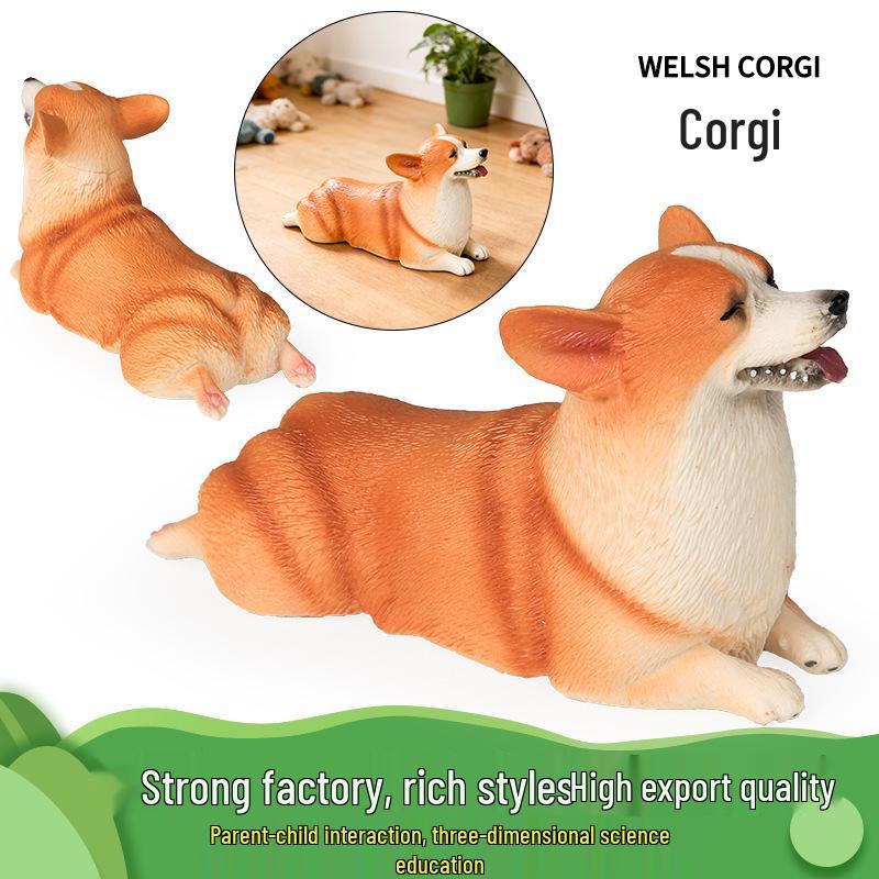 Cute Dog Model Toy: Corgi, Shiba Inu, Labrador - Children's Cognitive Ornament