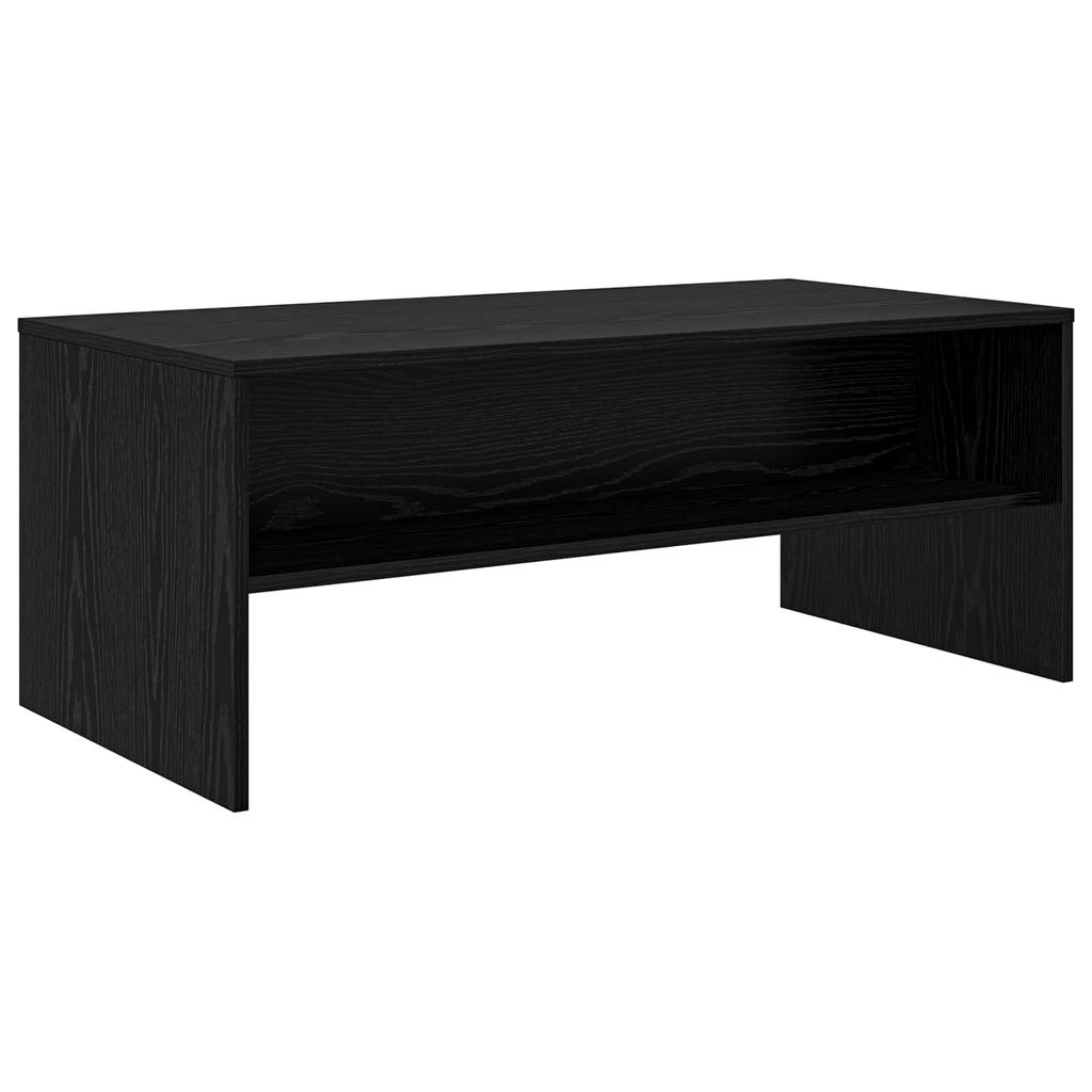 Coffee Table Black Oak Look 100 x 50 x 40 cm Engineered Wood
