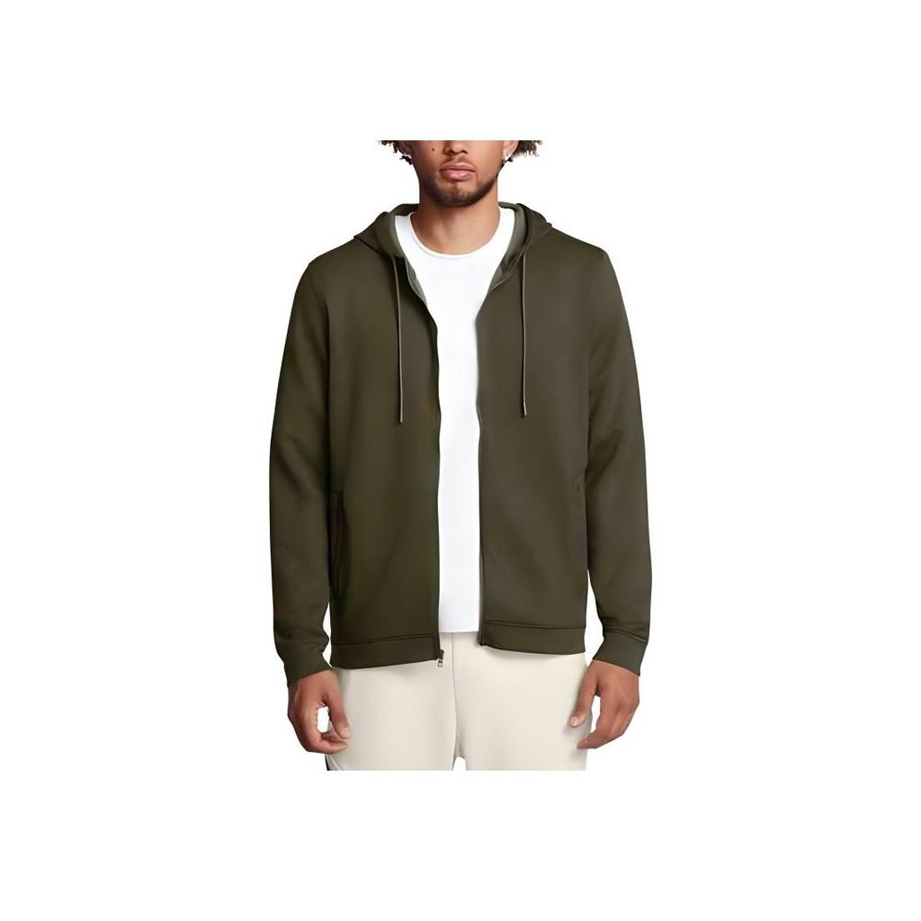 Under Armour Meridian Cold Weather Solid Color Comfortable Jacket Men Jacket Dark-Green 1387907-390