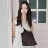 Leopard String Eco Bag_dark Brown