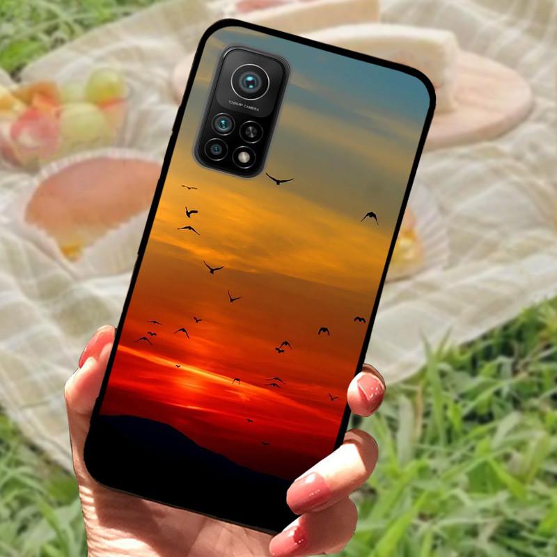 For Xiaomi Mi 10T Pro Case 10T Soft Silicone TPU Cartoon Painted Phone Cover For Xiaomi 10T Lite 5G Coques Mi 10i 5G Fundas Capa