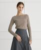 BIBYSEOB Cozy Boatneck Tea Cocoa [T44]