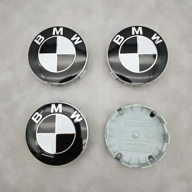 BMW GRUPPE 4 Stück 56MM 68MM Auto Rad Nabenkappen Mittelabdeckung Für BMW M M5 E39 E46 E60 E90 F01 F10 F30 G01 G20 G21 G30 G11 F15 X5 X3