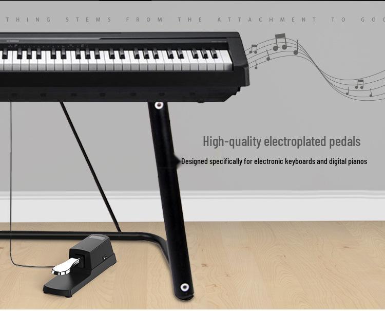 Universal MIDI Digital Piano Sustain Pedal for Electronic Organs and Synthesizers