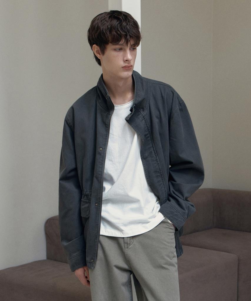WEDNESDAY OASIS Washed Twill Out-Pocket Jacket_Gray(Wcb6Ot04)