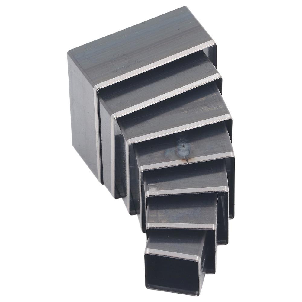 7PCS Carbon Steel Die Punch Cutter Set 7 Sizes Hollow Cutter Kit  for DIY Leather Craft