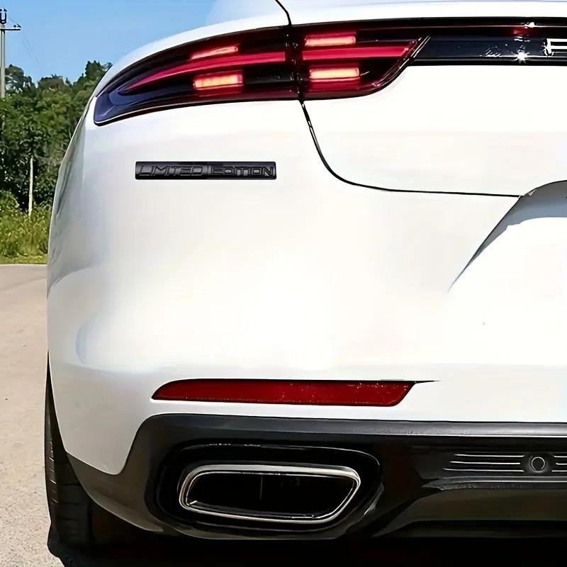 2 ks Limitovaná edice Znak 3D Kovové Odznaky Nálepka Závodní Sportovní Znak pro Zadní Kufr Boční Blatník Auto Motocykl Sti