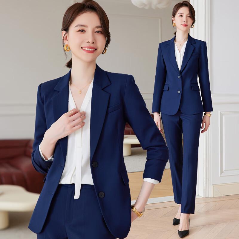 Women's Double-Button Business Suit Set