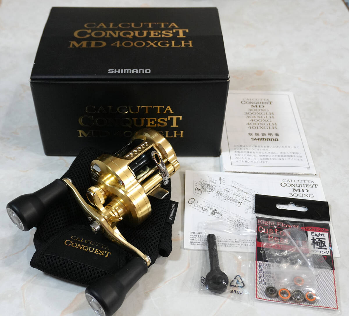 [USED]SHIMANO 23 Calcutta Conquest MD 400XGLH Baitcasting Reel Near Mint Condition