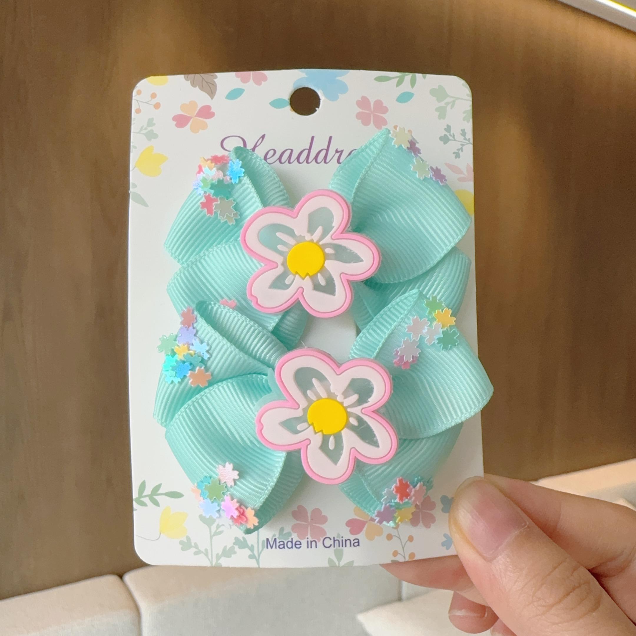 

2 шт./лот детские однотонные банты для волос заколки для волос лента бант шпилька для девочек заколки-банты для девочек детские головные уборы аксессуары для волос