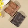Retro Printed Women Short Wallet Multi Slot Large Capacity Coin Purse PU Leather Money Pouch Credit Card Holder Fashion Handbag