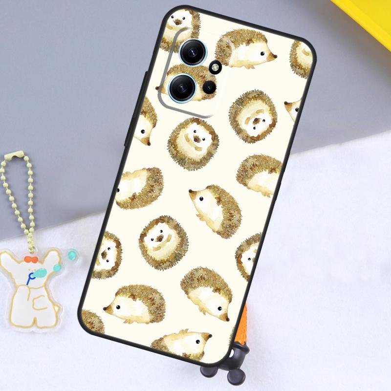 

Hedgehog Case For Xiaomi Redmi Note 13 14 9 10 11 12 15 Pro Plus Cover For Redmi 13C 15 C 12C 14C 10C Redmi Note 11 Pro
