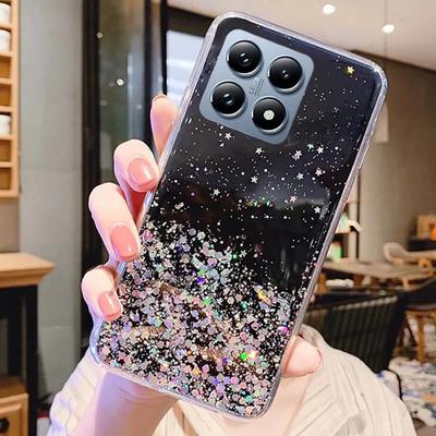 For Xiaomi 14T Pro 14 T Shiny Bling Glitter Star Soft TPU Silicone Transparent Phone Case for Xiaomi Mi14T 14Tpro Gradient Shockproof Cover