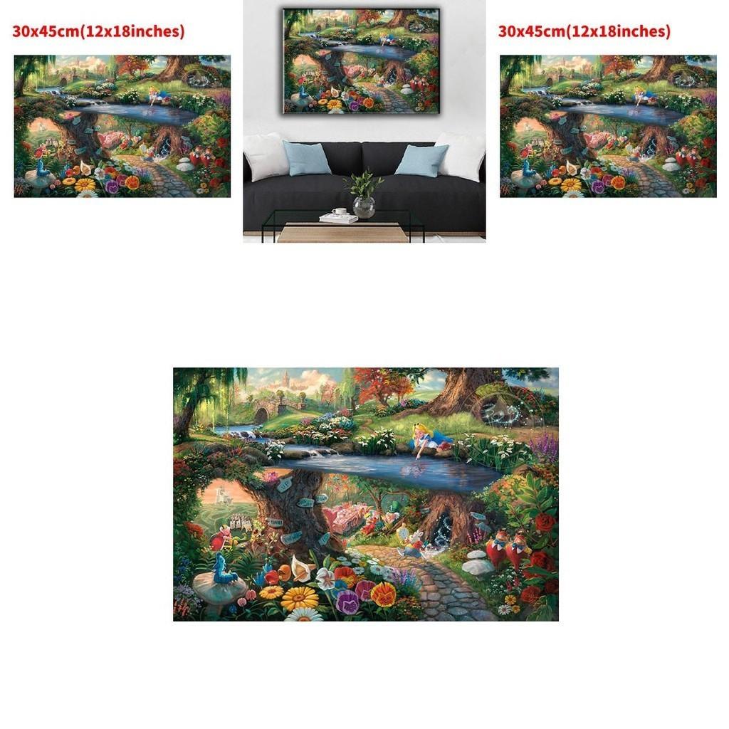 Meerjungfrauenprinzessin Leinwand Wandkunst Modernes Märchen Schlafzimmer Kinderzimmer Dekorative Malerei