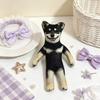 Wire Skeleton Abstract Twist Keychain Animal Figure Funny Cat Toy Kawaii Dog Pendant Doll  Children