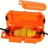 orange  Extension Cord Safety Cover with Waterproof Seal, Weatherproof Electrical Connection Box to Protect Outdoor Outlet, Plug