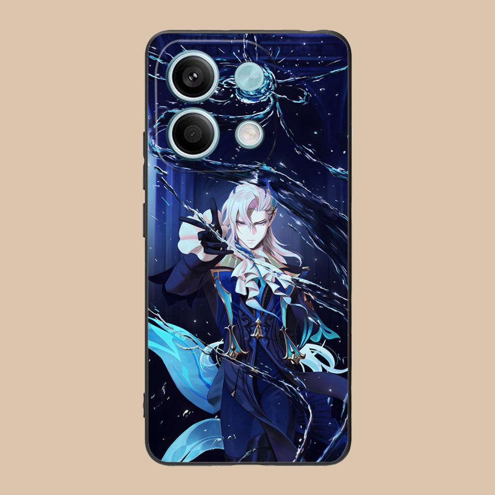 

Game GI Neuvillette Matte TPU Mobile Phone Case for POCO F7 F6 F5 F4 F3 F2 Pro GT C75 C71 C65 C61 C40 Pro Ultra Colorful Cover Poco C40