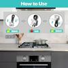 1-11PCS Stove Knob Covers for Kids Gas Stove Knob Locks Baby Safety Oven Knob Covers for Child Pet Safety Childproofing Tools
