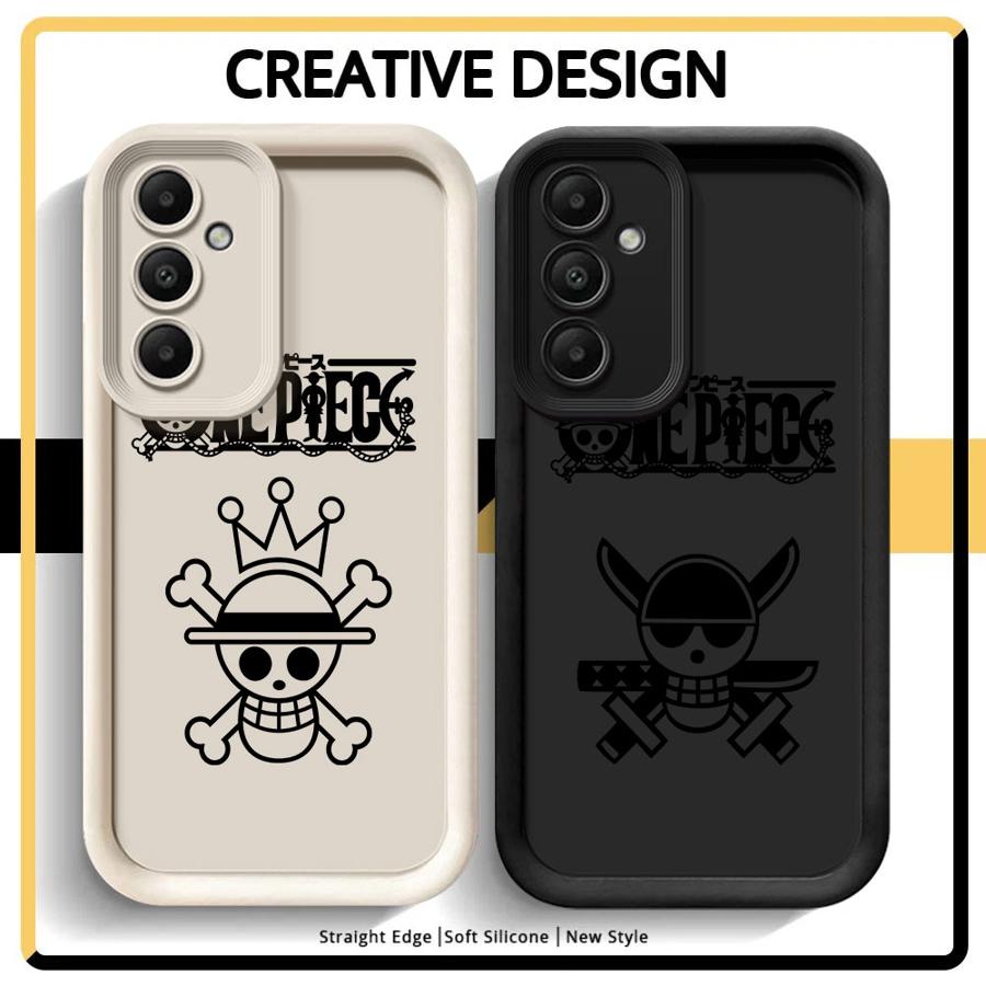 Anime Ones Pieces Logo Case for Samsung Galaxy A23 A26 A32 A71 A72 A53 A54 A12 A13 A51 A73 A56 A35 A36 A34 A15 A16 Phone Cover