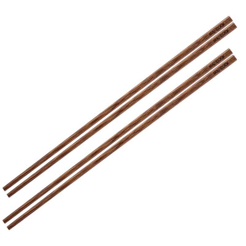 MAXCOOK Natural Chicken Wing Wood Extra-Long Chopsticks