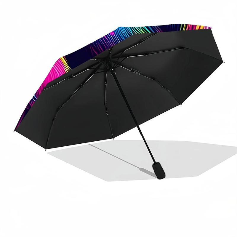 1pc Sturdy 8-Bone Auto Umbrella, sloth Umbrella, Digital Printed, Foldable Umbrella for On-the-Go Outdoor Use