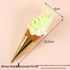 Simulation Torch Ice Cream Cone Model - Fake Dessert Display Prop for Ice Cream Shops