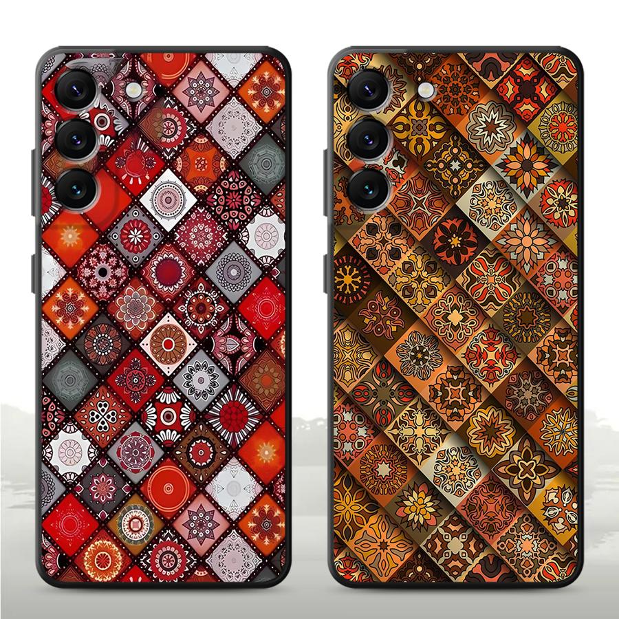Funda Phone Cover Case for Xiaomi Redmi Note 11s 12s 14 10S 9S 7 8 9 11 13 Pro Plus 10 12 Pro Bohemian Pattern