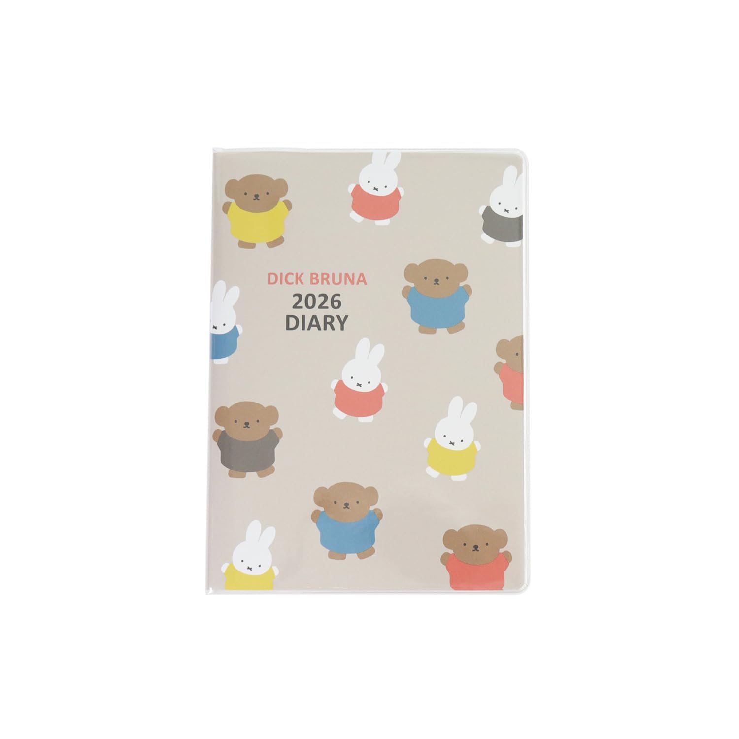 

Square Miffy Planner 2026 A6 Weekly Gray December 03BD-1G (Starts 2025) серый