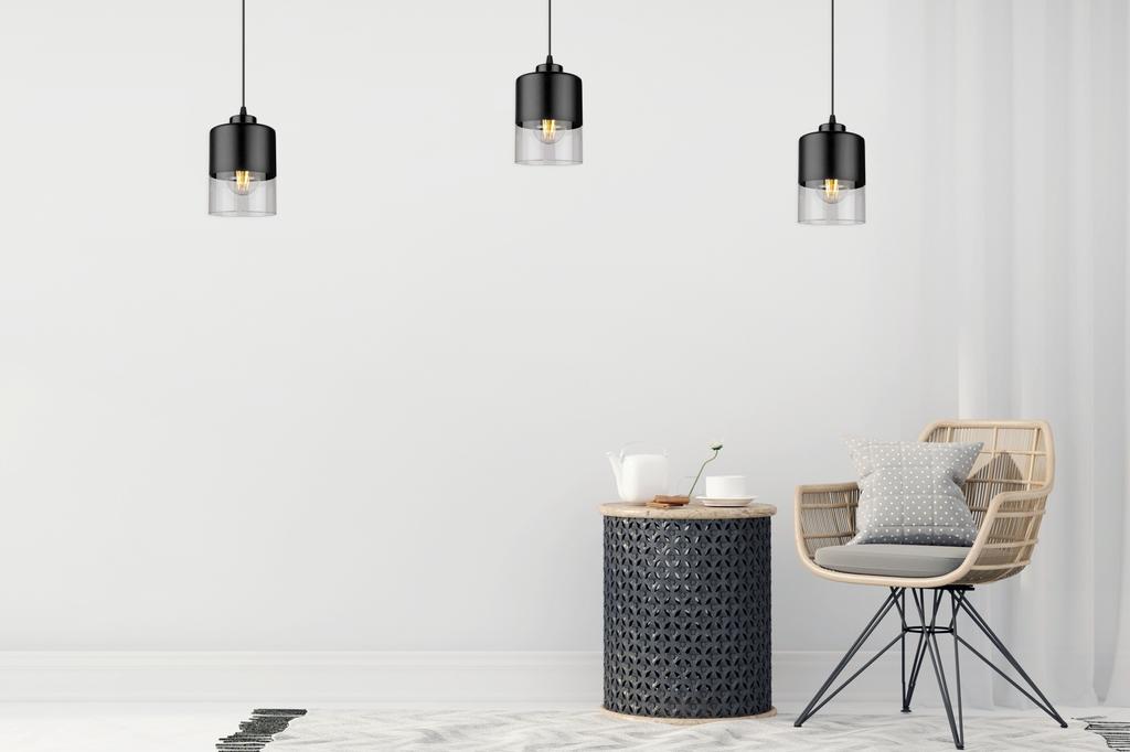 MODERN GLASS SPIDER CEILING HANGING LAMP