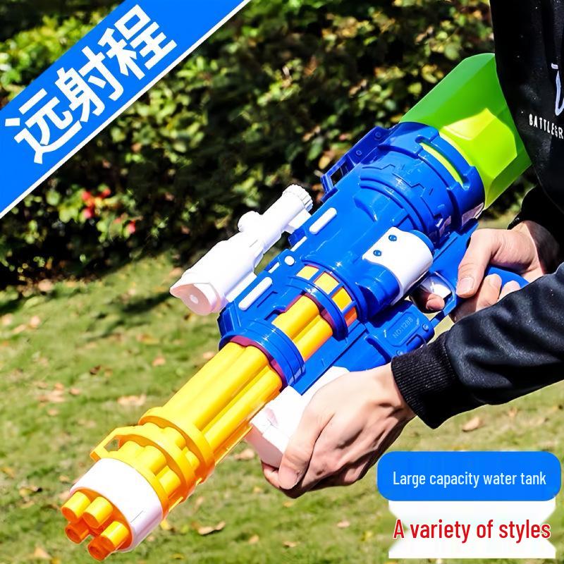 Kids’ XL High-Pressure Gatling Water Gun for Beach Battles