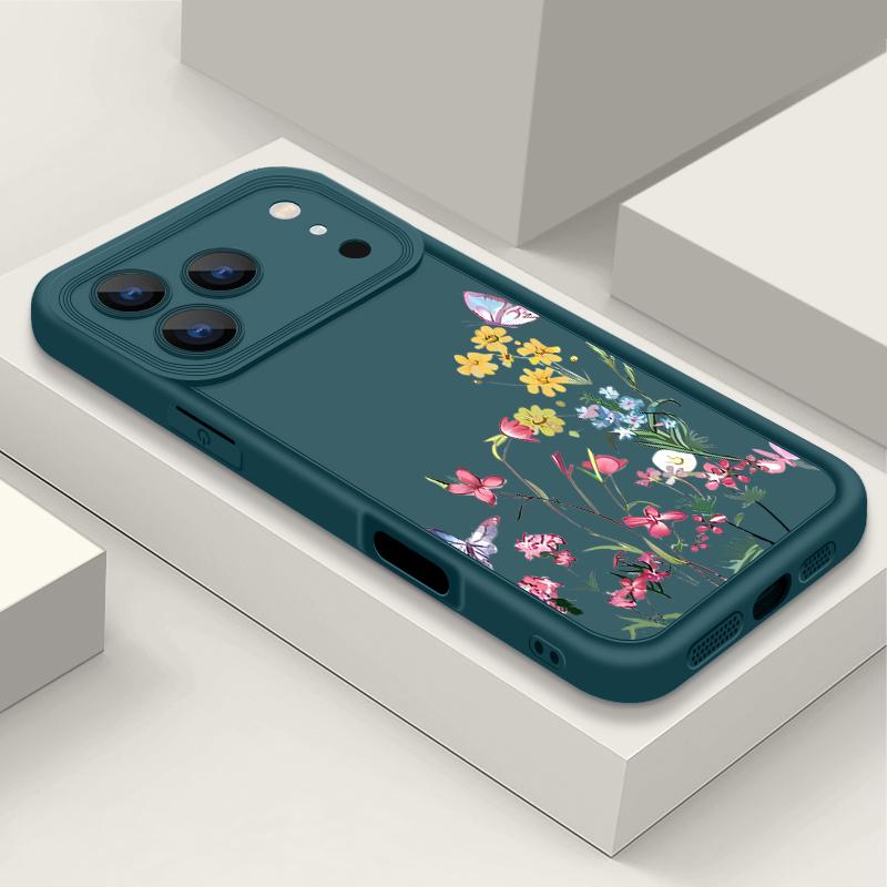 Small Flower Pattern Case For iPhone 17 Air 16e 16 15 14 Pro Max 13 17 Pro Max 17 Pro 17 Shockproof Soft TPU Silicone Phone Cover Funda