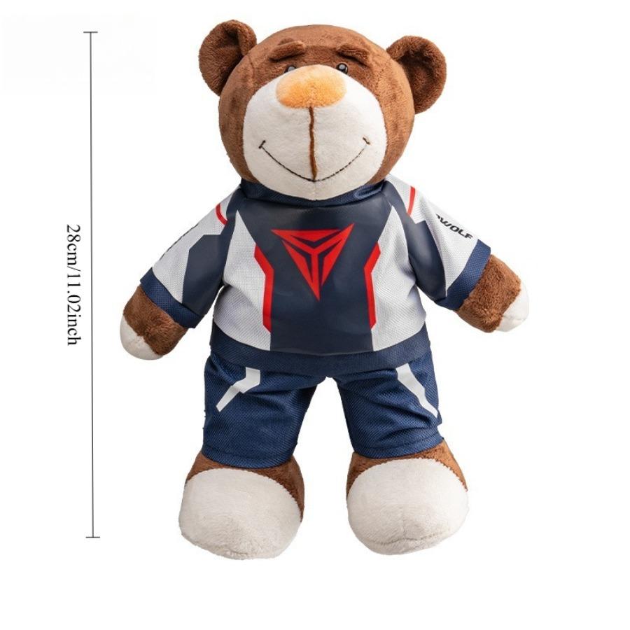 

Cute Cartoon Bear Ornaments - Adorable Decorative Figurines for Motorcycle & Car Trunk Accessories білий