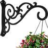 Garten Eisen Haken Halterung Vogelmuster Metall Wandmontiert Blumentopf Korb für Outdoor Indoor Hängepflanzen Zubehör