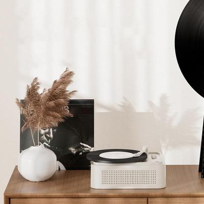 2025 Nouvelle Ambiance Rétro Haut-Parleur Bluetooth Sans Fil Platine Vinyle Platine Lecteur de Disques Vinyles Stéréo Musique Maison Cadeaux