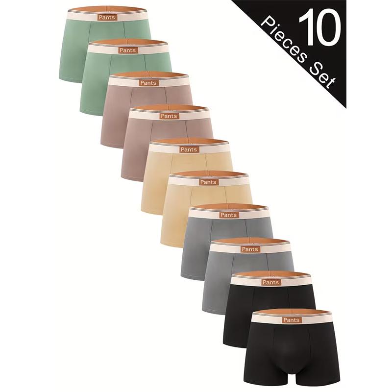 Men s Breathable Plus Size Boxer Briefs - Loose Fit, Four-Corner Shorts L (US/EU size)