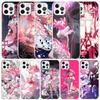 Madoka Magica Anime Weiche Hülle für iPhone 16 17 Air 15 14 Pro Max 16E Handyhülle 13 Mini 12 11 7 SE 8 Druckmuster Passende Hüllen 16