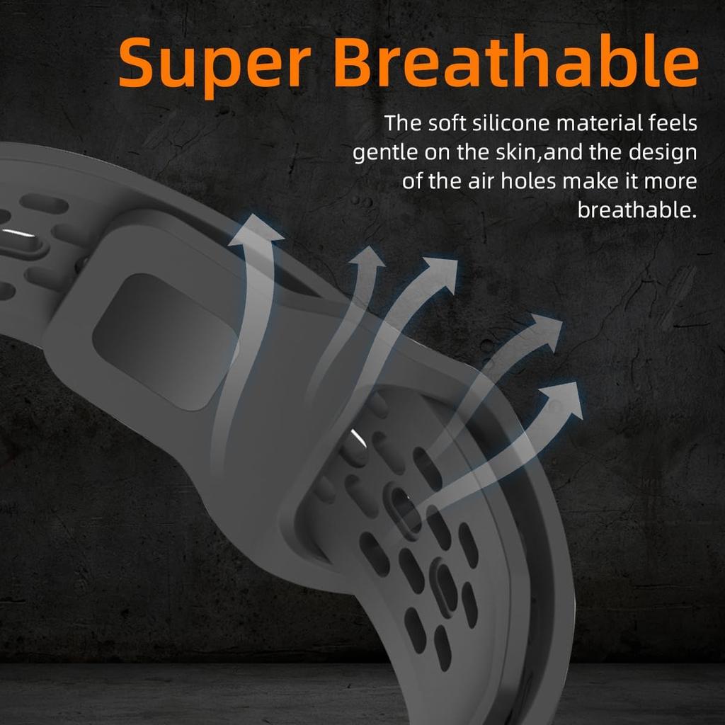 Soft Breathable Silicone Strap For Amazfit T-REX 3/2 Sports Bracelet Watchband For Huami Amazfit T-REX/T-REX 2ULTRA Wrist Band