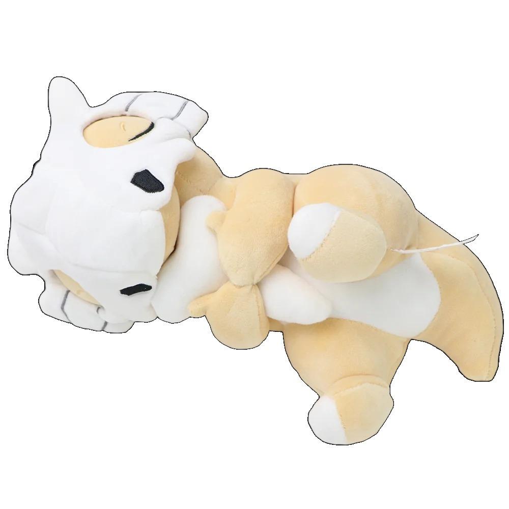 Cubone Sleeping Plush Toy Stuffed Soft Cartoons All Star Collection for Boys Girls Birthday Gift,10" Inch