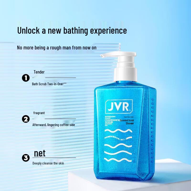 JVR Men's Fragrant Scrub Shower Gel