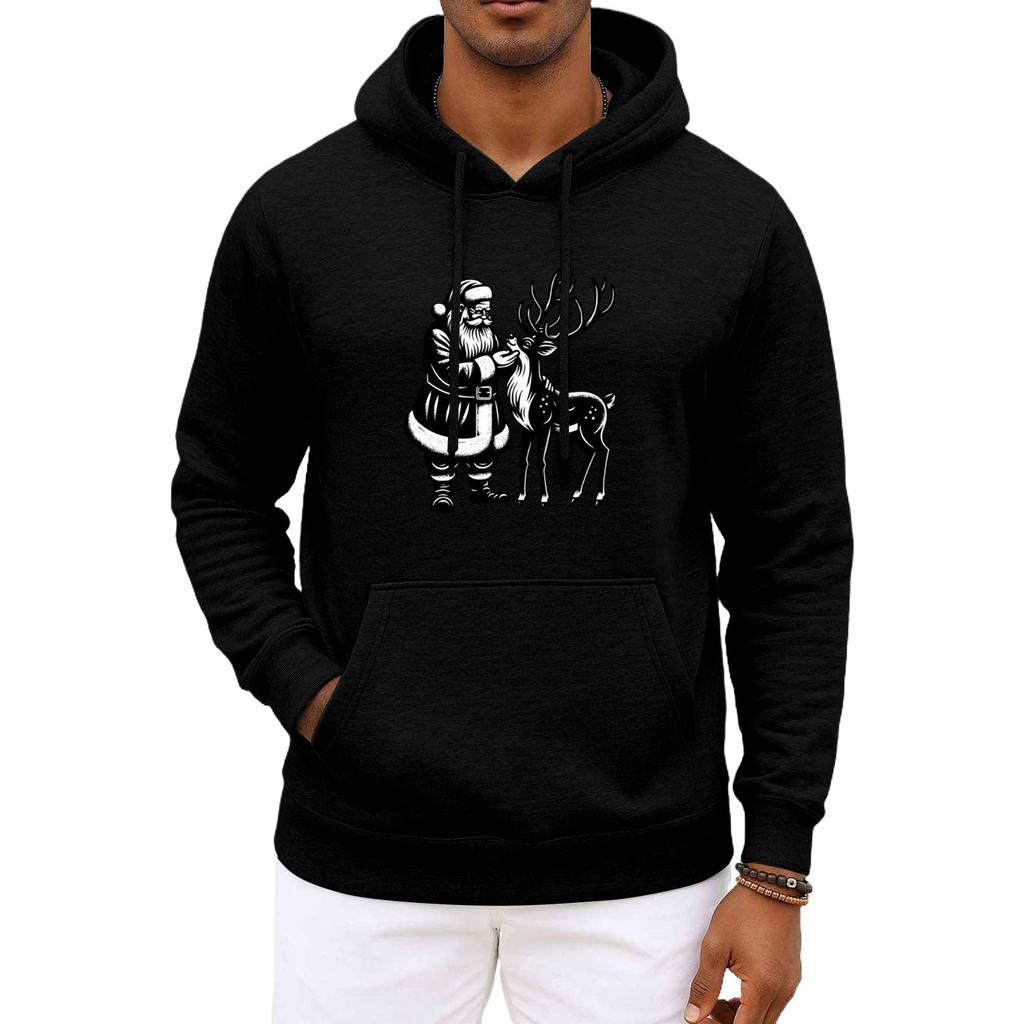 Men's  And  Women's  Christmas  Hooded Hood  Long Sleeves  Hoodie