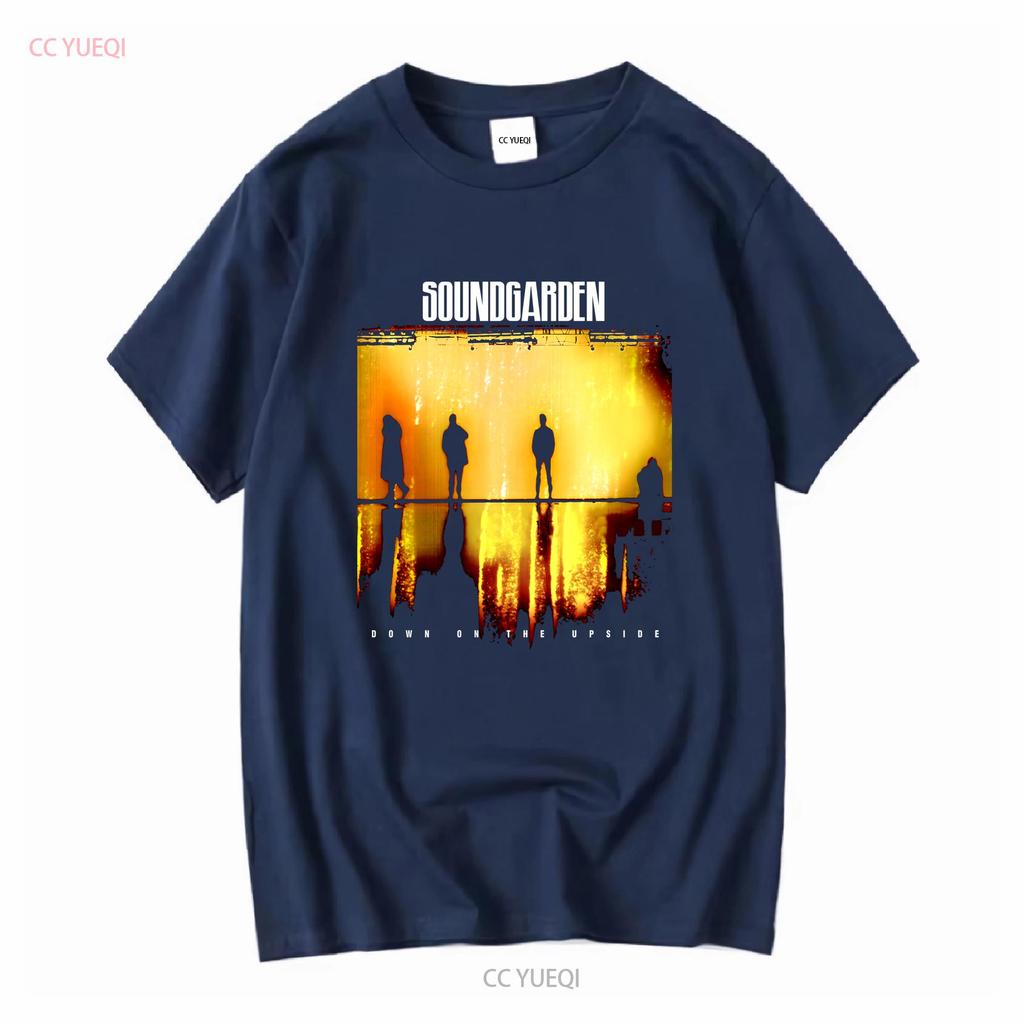 Soundgarden Down On The Upside T-shirt Taglia M Nera Band Grunge Rock manica lunga o corta vintage Lavata uomo Versatile