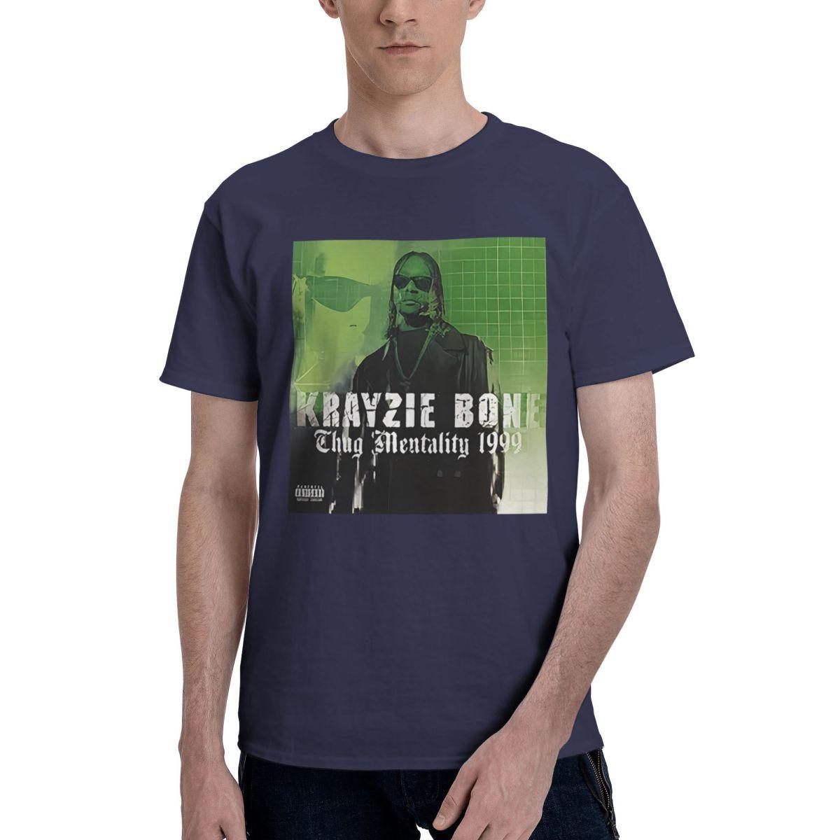 

Krayzie Bone Thug Mentality 100 Cotton Casual Breathable Confortable Tshirt Mens Designer Clothes Men TShirt 4XL