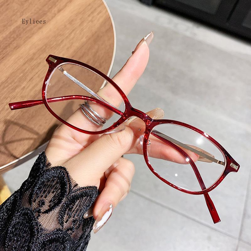 Metal Women Square Reading Glasses Frame Retro Men Clear Anti Blue Light Optical Eyewear Blue Light Glasses Eyeglasses Óculos